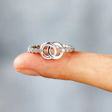 Ladda upp bild till gallerivisning, "Mor & dotter för alltid sammanlänkade" ring