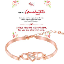 Ladda upp bild till gallerivisning, Kom alltid ihåg att jag älskar dig mamma Forever Love Hjärt Armband