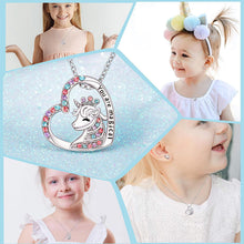 Ladda upp bild till gallerivisning, "You Are Magical" - Enhörningsprinsessörhängen och halsband