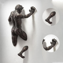 Ladda upp bild till gallerivisning, Harts vÀggkonst skulptur