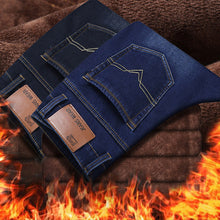 Ladda upp bild till gallerivisning, Male Loose Stretchy Denim Straight Pants
