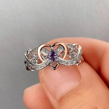 Ladda upp bild till gallerivisning, FEBRUAR AMETYST FØDSELSTEIN RING