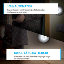 Ladda upp bild till gallerivisning, Rörelsesensor LED nattljus