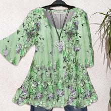 Ladda upp bild till gallerivisning, Swing Flare Sleeve Blus