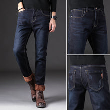 Ladda upp bild till gallerivisning, Male Loose Stretchy Denim Straight Pants