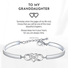 Ladda upp bild till gallerivisning, Kom alltid ihåg att jag älskar dig mamma Forever Love Hjärt Armband