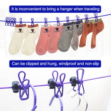 Ladda upp bild till gallerivisning, Portable Elastic Travel Clothes Rack