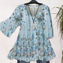 Ladda upp bild till gallerivisning, Swing Flare Sleeve Blus
