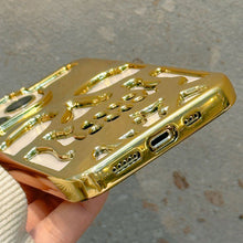 Ladda upp bild till gallerivisning, Pläterad Skull Case Cover för iPhone