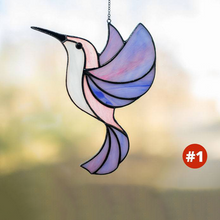 Ladda upp bild till gallerivisning, Kolibri färgade fönsterhängsmycke