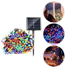 Ladda upp bild till gallerivisning, 100 LED solcellsdrivna ljusslingor