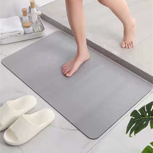 Ladda upp bild till gallerivisning, Enfärgad Anti-Slip Badmatta Mjuk Snabbtorkbar Tvättbar Duschmatta
