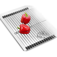 Ladda upp bild till gallerivisning, Vikbar diskställ i rostfritt stål