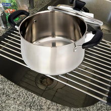 Ladda upp bild till gallerivisning, Vikbar diskställ i rostfritt stål