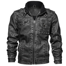 Ladda upp bild till gallerivisning, Rodeo skinnjacka i vintagestil