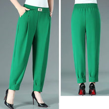 Ladda upp bild till gallerivisning, Plus Size Stretchig midja Kvinnor Casual Harem Byxor