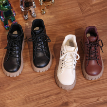 Ladda upp bild till gallerivisning, Populära lågskurna stövlar med tjock sula