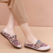 Ladda upp bild till gallerivisning, Andningsbara sandaler med flätade blommor