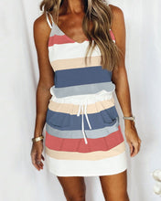 Ladda upp bild till gallerivisning, Randig sommarklänning