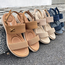 Ladda upp bild till gallerivisning, Spänne avslappnade platta sandaler
