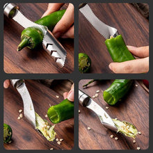 Ladda upp bild till gallerivisning, Stainless Steel Chili Corer Peppers Seed Remover