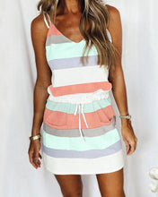 Ladda upp bild till gallerivisning, Randig sommarklänning