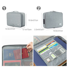 Ladda upp bild till gallerivisning, Duk Dokument Organiserings Padfolio