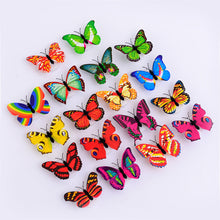 Ladda upp bild till gallerivisning, 3D LED Butterfly Decoration Night Light