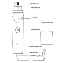Ladda upp bild till gallerivisning, Elektrisk spik kvarn för husdjur