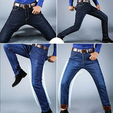 Ladda upp bild till gallerivisning, Male Loose Stretchy Denim Straight Pants