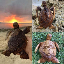 Ladda upp bild till gallerivisning, Träsnideri Hawaiisk sköldpadda