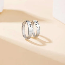 Ladda upp bild till gallerivisning, En kyss Sterling Silver Par Ringar Alla hjärtans dag presentguide