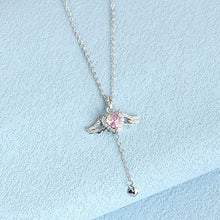 Ladda upp bild till gallerivisning, Rosa Ànglavingar halsband