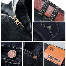 Ladda upp bild till gallerivisning, Male Loose Stretchy Denim Straight Pants