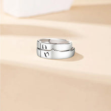 Ladda upp bild till gallerivisning, En kyss Sterling Silver Par Ringar Alla hjärtans dag presentguide
