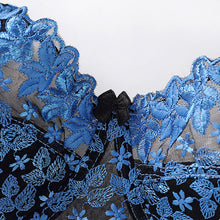 Ladda upp bild till gallerivisning, Plusstorlek broderad blommig behå