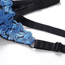 Ladda upp bild till gallerivisning, Plusstorlek broderad blommig behå