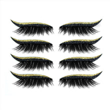 Ladda upp bild till gallerivisning, Vattentät och återanvändbar eyeliner och ögonfransdekal