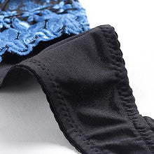 Ladda upp bild till gallerivisning, Plusstorlek broderad blommig behå