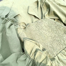 Ladda upp bild till gallerivisning, Fransk volang Klänning med lykta ärmar