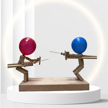 Ladda upp bild till gallerivisning, Handgjorda staketdockor i trä