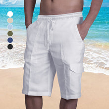 Ladda upp bild till gallerivisning, Men's Casual Linen Shorts