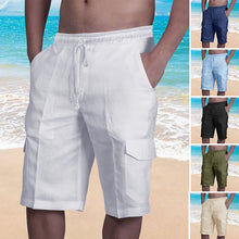 Ladda upp bild till gallerivisning, Men's Casual Linen Shorts