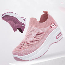 Ladda upp bild till gallerivisning, Inre höjande plattformssneakers som andas