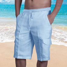Ladda upp bild till gallerivisning, Men's Casual Linen Shorts