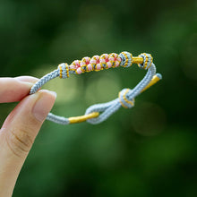 Ladda upp bild till gallerivisning, Persikoblommknyt Armband