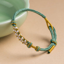 Ladda upp bild till gallerivisning, Persikoblommknyt Armband