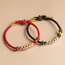 Ladda upp bild till gallerivisning, Persikoblommknyt Armband