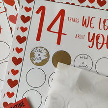 Ladda upp bild till gallerivisning, Alla hjÀrtans Scratch Off-tryck