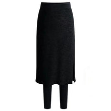 Ladda upp bild till gallerivisning, Vinter Leggings i Termisk Fleece med Kjol